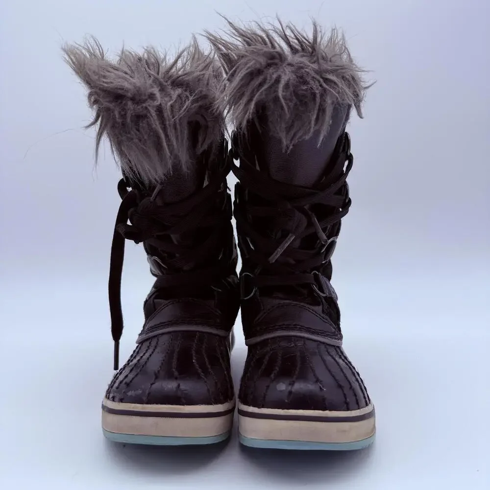 Sorel Youth Tofino Waterproof Winter Boots Black/Ice Size 1 - Picture 2 of 11